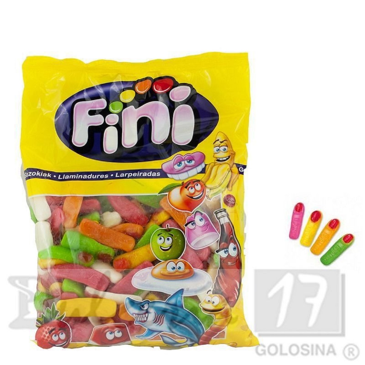 Golosinas FINI de España, Más de 30 sabores variados, caramelos de goma surtidos para celebraciones