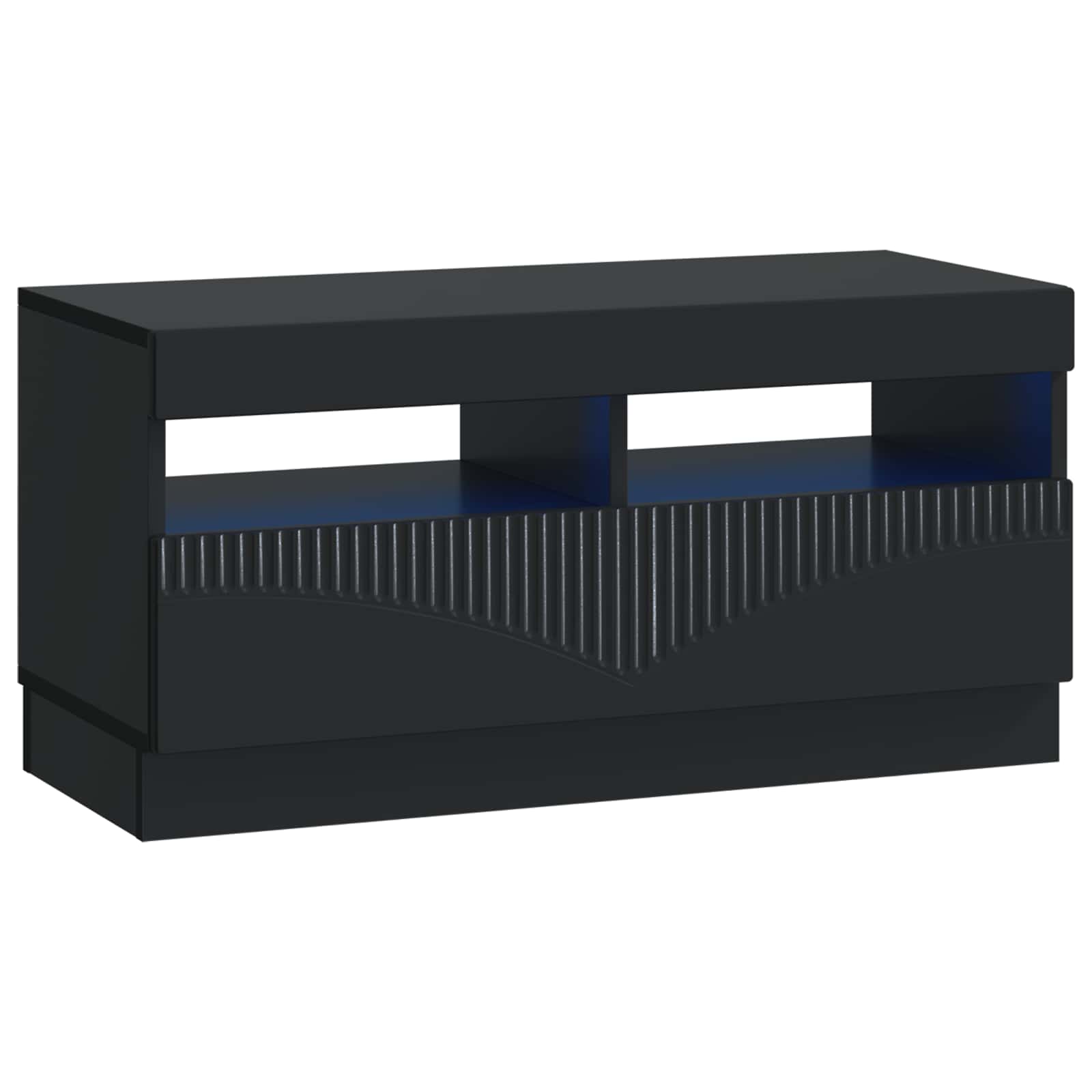 vidaXL Mueble de TV LED  Madera de ingeniería 81 x 35 x 40 cm Multicolor