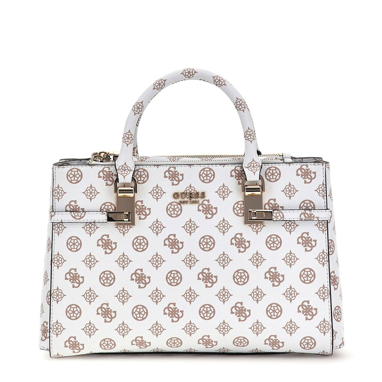 Guess Satchel Jena Blanco HWPG92 26060-WLO , para Mujer