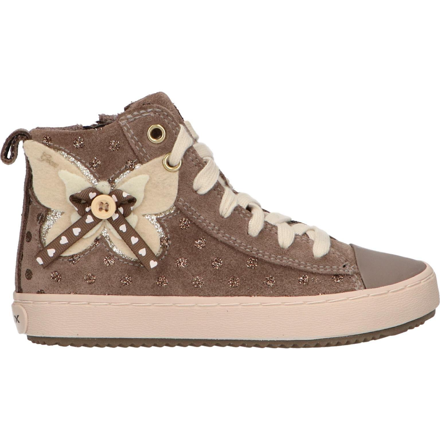 Geox j944gl 00022 j kalispera c9006 smoke girl's ankle boots