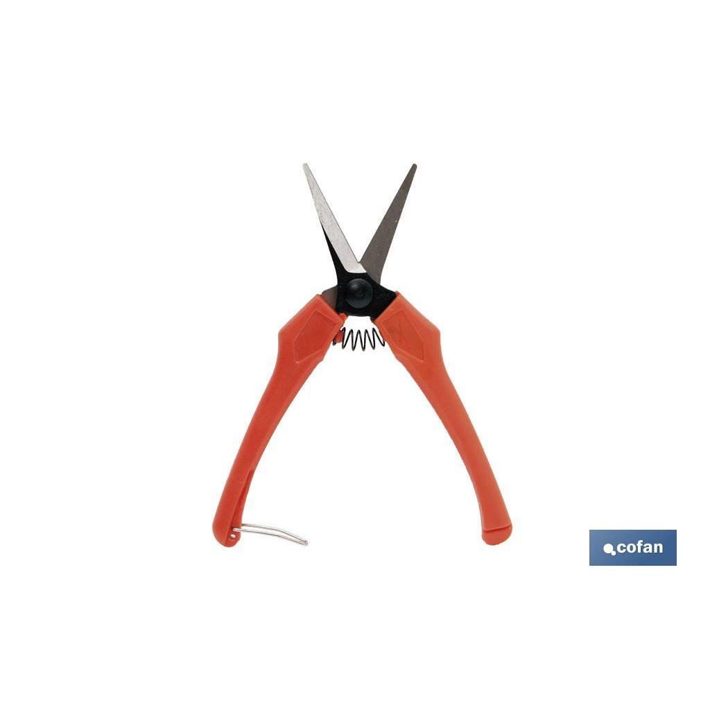COFAN - Tijeras de recolección con mango de fibra de 190 mm | Para podar y recolectar cosechas