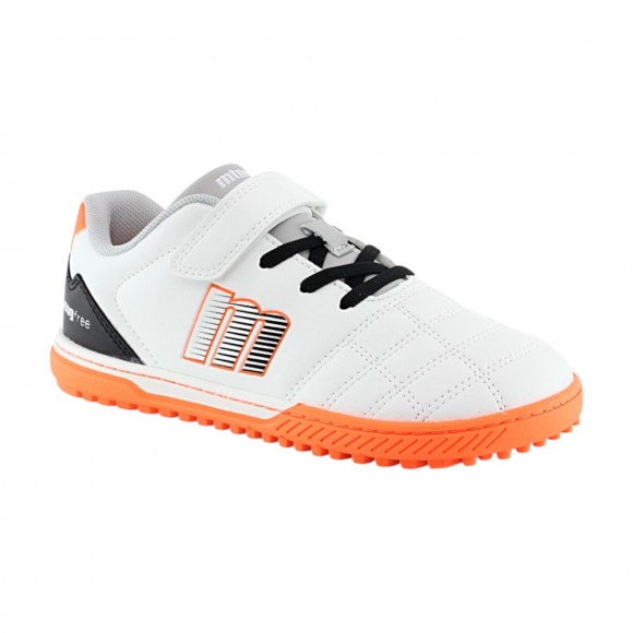 Zapatillas futbol 7 barefoot Mustang free 49323 Blanco-Naranja Mustang IMUS25H38
