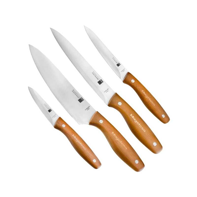 Magefesa Set de 4 Cuchillos de Cocina - Calidad y Versatilidad