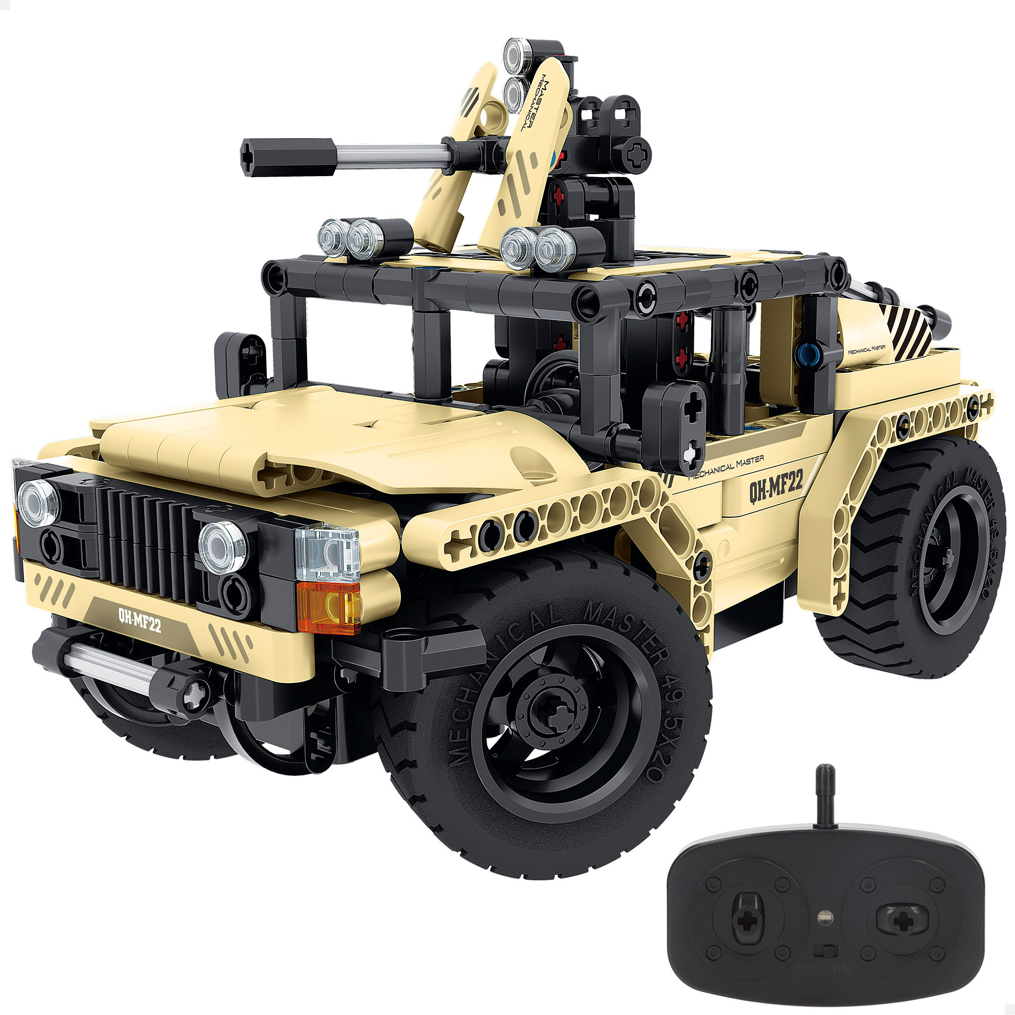 iM.Master - Juego de construcción coche teledirigido 2 en 1, +300 piezas, juguete STEM, mecánico, montaje fácil, diseño aerodinámico, velocidad controlada, radiocontrol 2.4 GHz, diseño robusto y resistente, +6 años