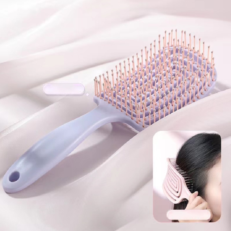 Zenyth Cepillo De Pelo Con Masaje Elástico Y Relajante Cepillo De Estilo Y Desenredador Rápido Para Secado Rápido Herramienta De Masaje Para Escalpelo