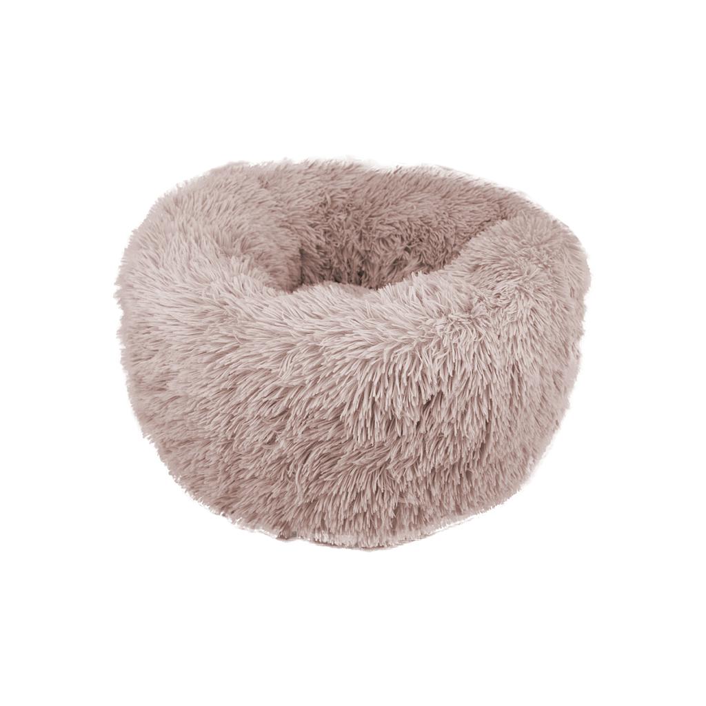 Cama para Perro y Gato Yagu Misi Antiestrés Beige - Cuna de Descanso Relajante (Talla T-1 / 47 x 47 x 25 cm)
