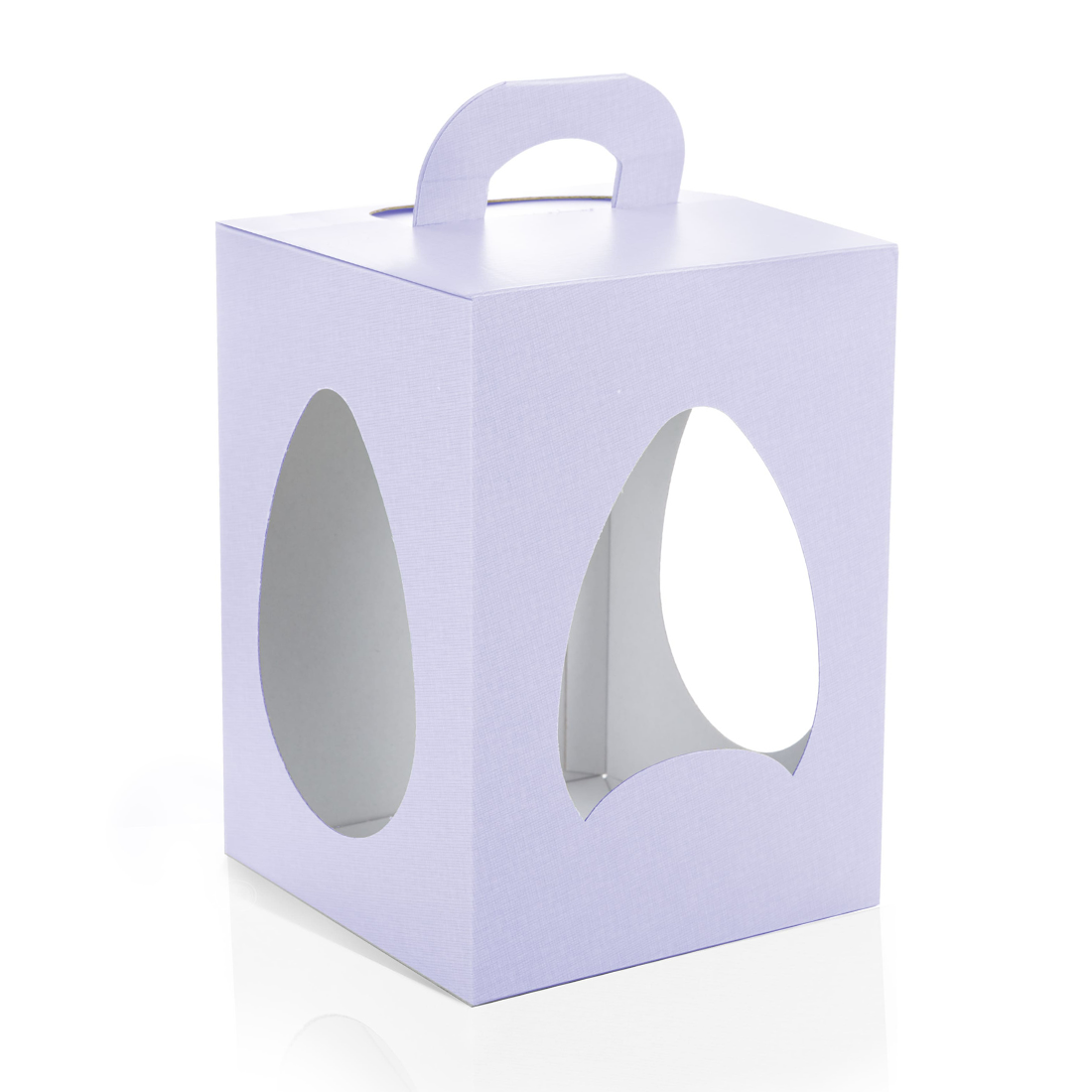 Glotomania Caja de Cartón para Huevo de Pascua Lila - 24 Cm (1 Kg)