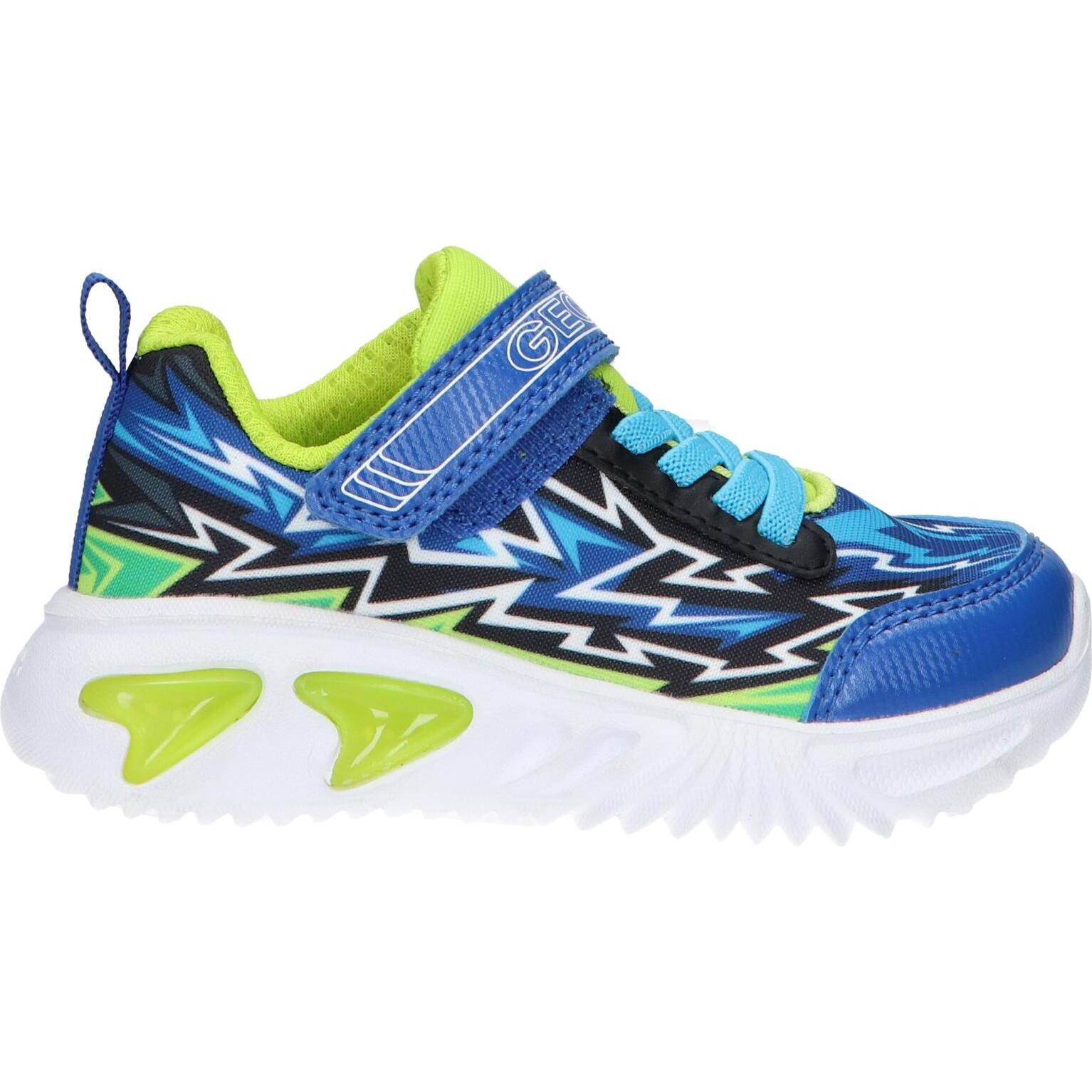Geox children's sneakers j45dzb 02ace j assister c4344 royal-lime