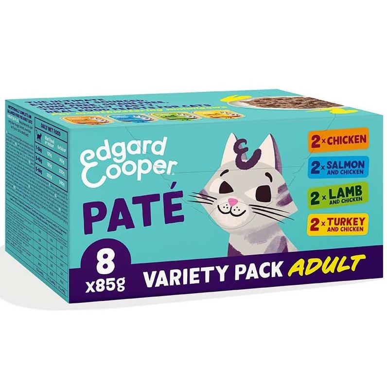 Edgard & Cooper Multipack Adult Paté para Gatos  Comida Húmeda para gatos