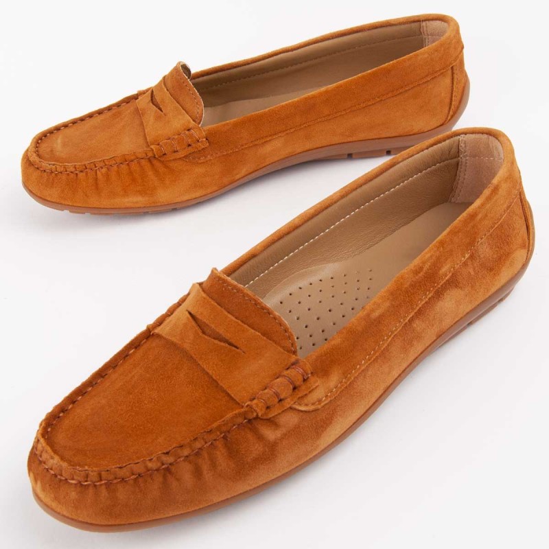 Mocasín De Piel Para Mujer. Purapiel Meilis2 103036