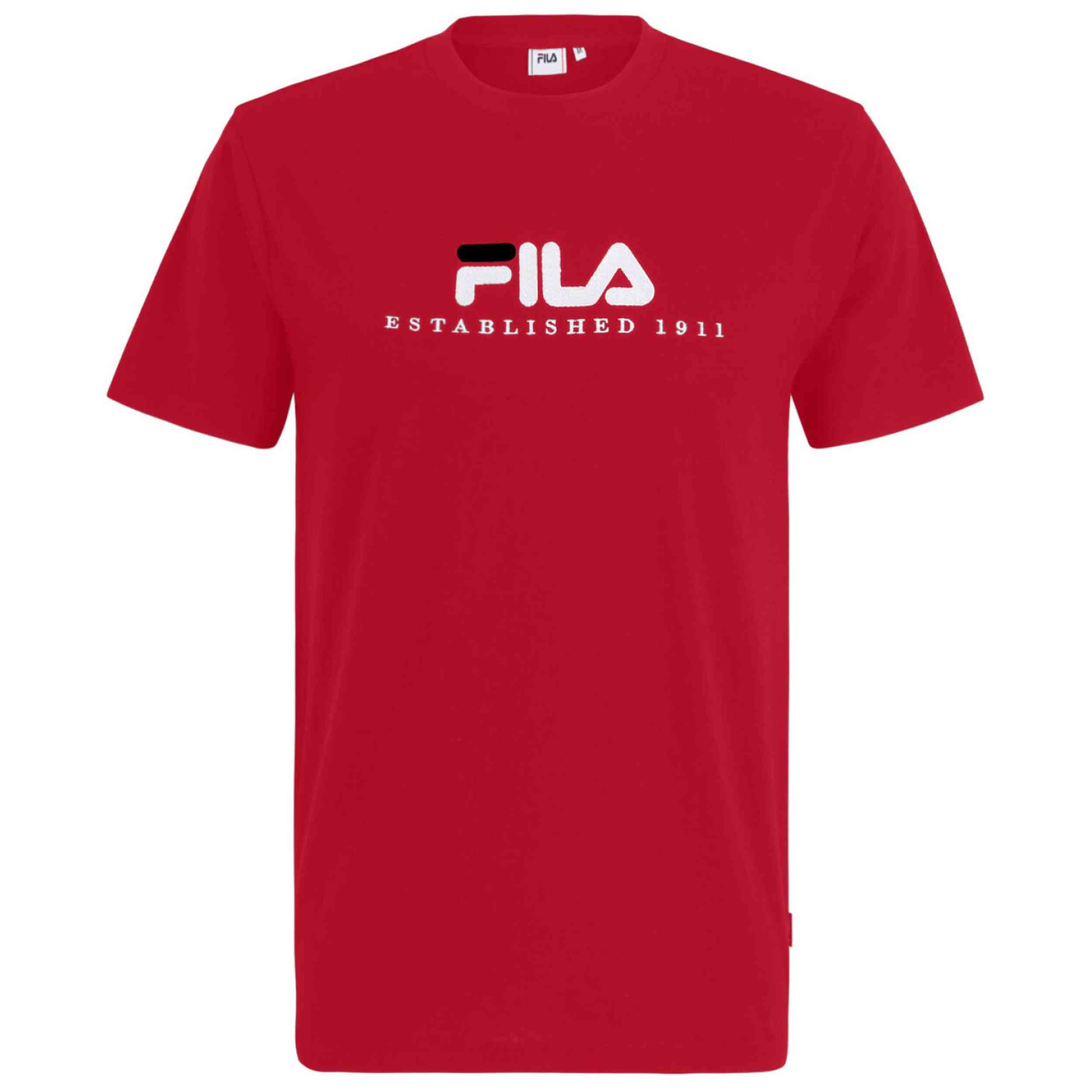 Camiseta De Manga Corta Fila modelo FAU0200-30002 para Hombre en color Rojo