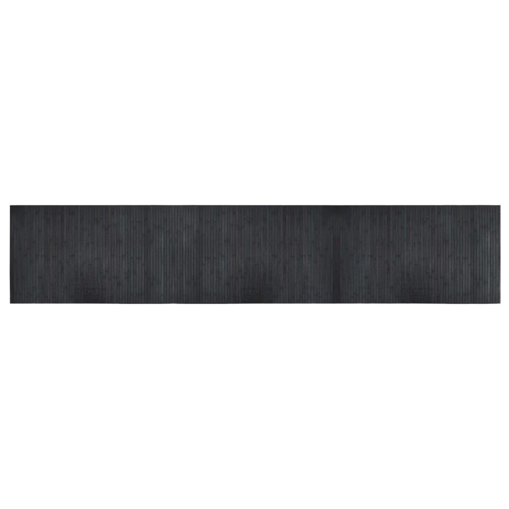 Vidaxl Alfombra Rectangular Bambú 60x300 Cm Color Negro - Natural - Marrón