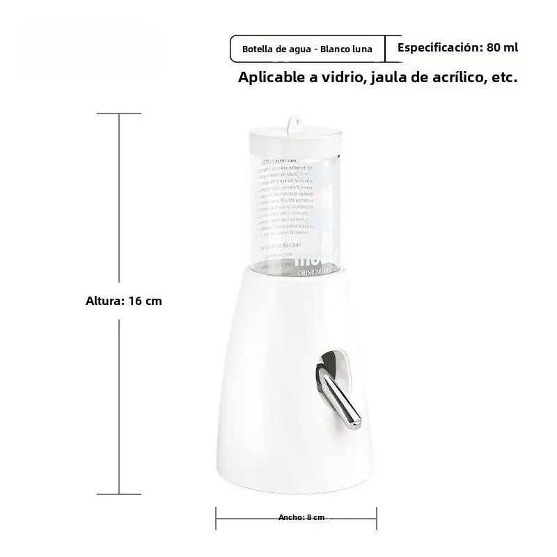 TK Suministros De Alimentación Para Hamsters 2 En 1 Alimentador Y Bebedero a Prueba De Fugas Gran Capacidad Dispensador Automático De Alimentos Y Agua