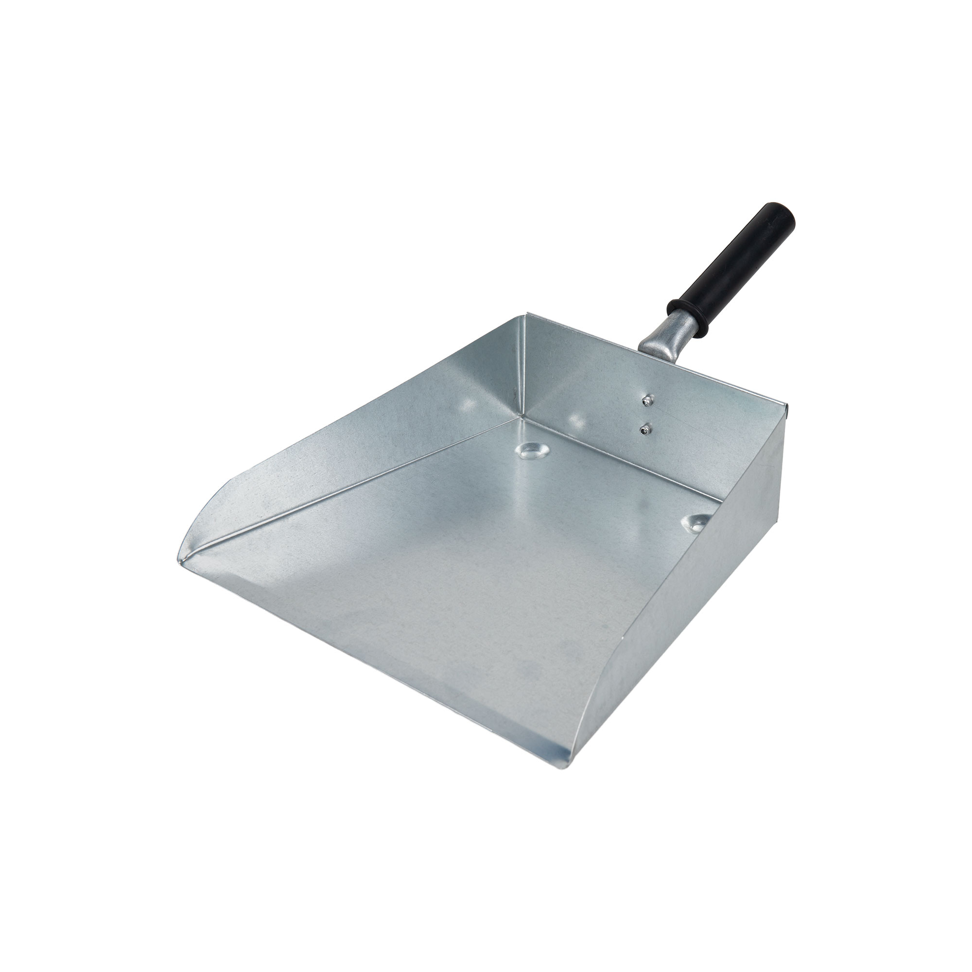 Cofan Recogedor metálico | Mango corto | Pala de chapa galvanizada | Diseño práctico | Pack de 16 unidades | Altura: 7 cm