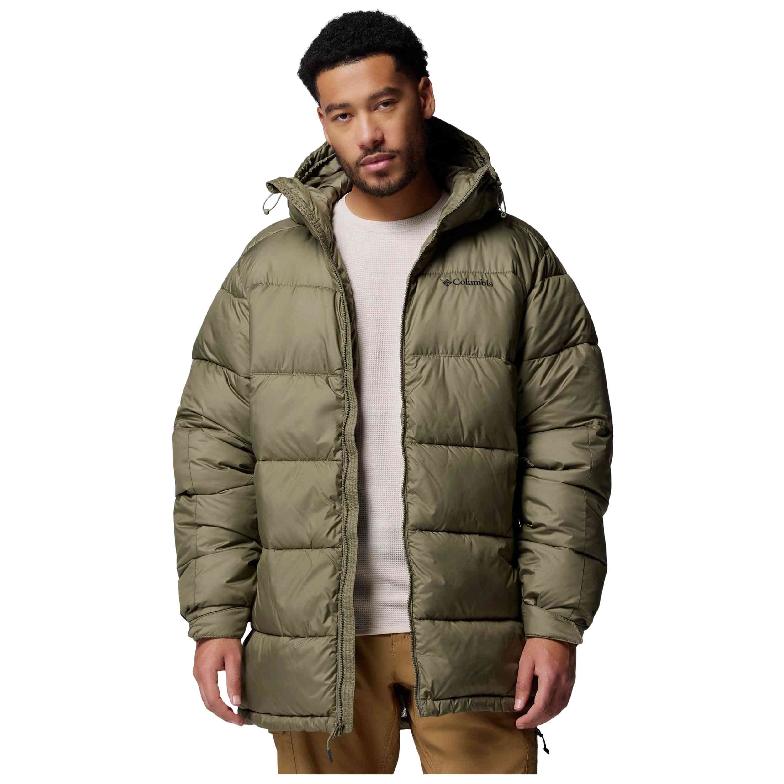 Chaqueta Columbia modelo Chaqueta con capucha Columbia Pike Lake Parka verde grisáceo para Hombre en color Verde