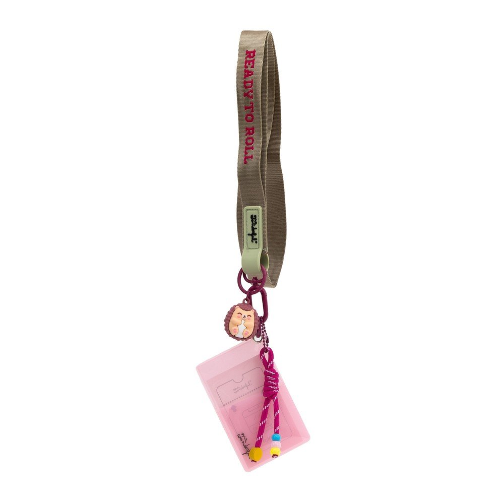 MR CINTA LANYARD CON TARJETERO ERIZO READY TO ROLL VUELTA AL COLE 26 8x2x50 Cms.