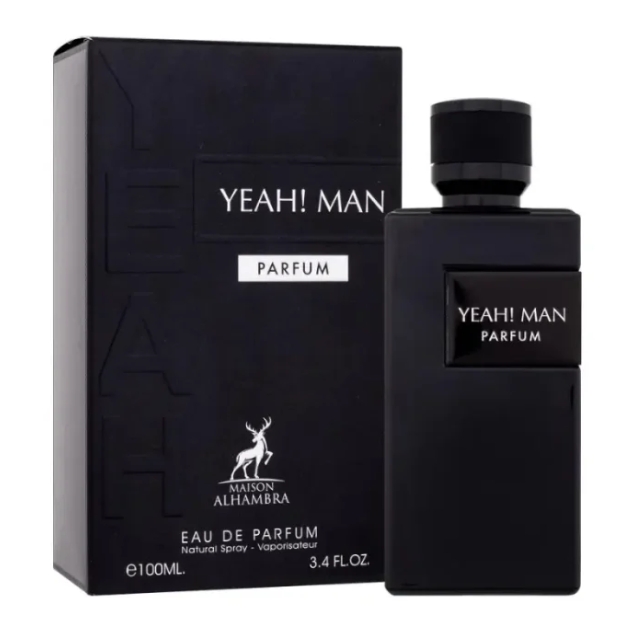Yeah! Parfum de Maison Alhambra 100ml,Fragancia masculina fresca ,oriental, frutal, cítrica, intensa ,Perfume de hombre NOVEDAD