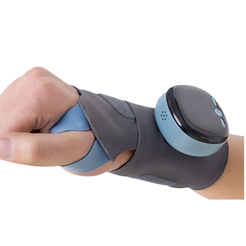 Protector de masaje, protector de muñeca con calefacción inteligente para vaina de tendón, compresa caliente, protector de masaje para esguince de mano desmontable y transpirable