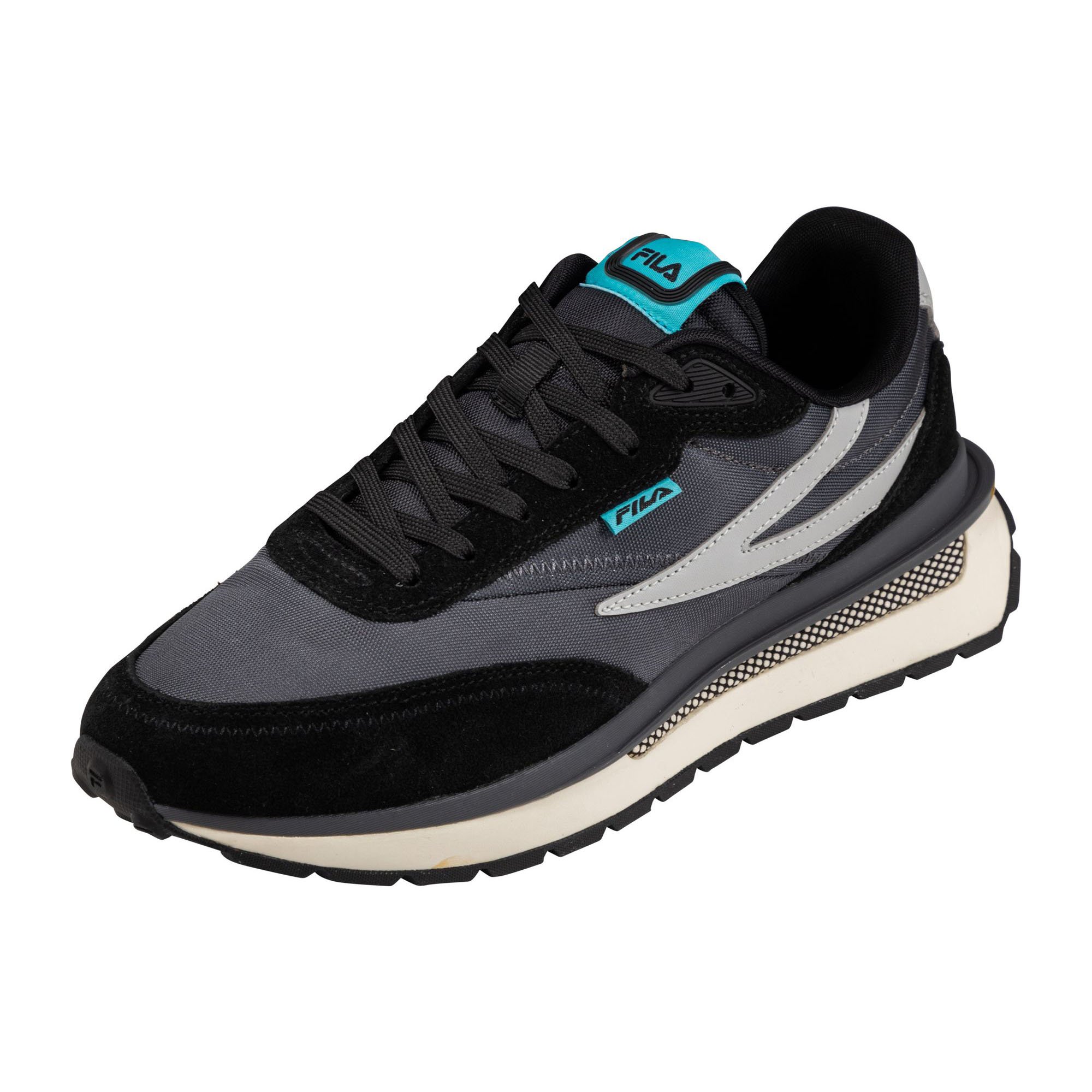 FILA Men's Sneaker - REGGIO Low, Zapatilla para correr, Sneaker, Corte bajo, Piel genuina/Textil REGGIO