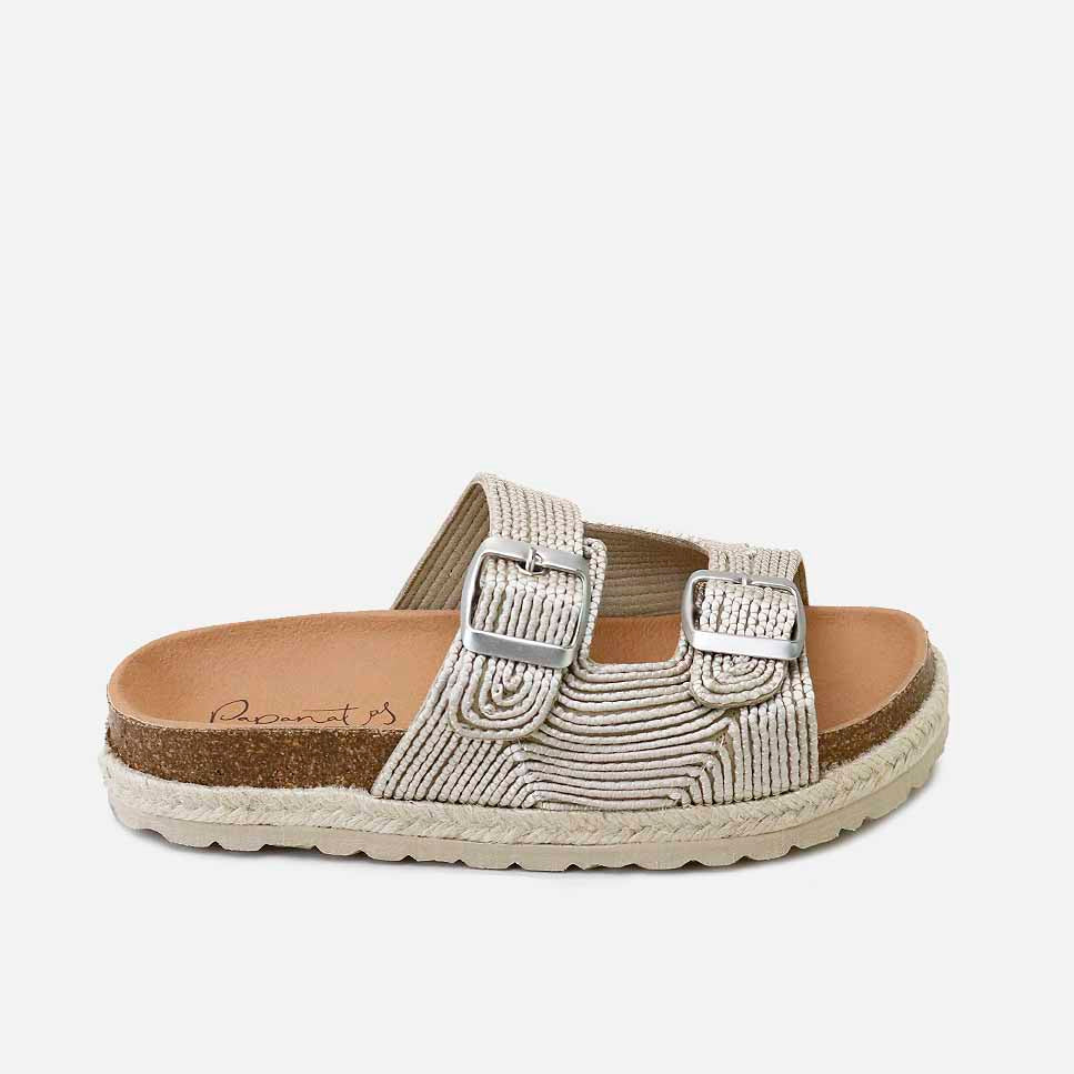 Sandalias Bio hebillas cenere Papanatas | Eli 1957