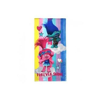 Kids Euroswan Toalla Trolls Microfibra 70x140cm - Suave y Absorbente - Producto Oficial - Ideal para Regalar