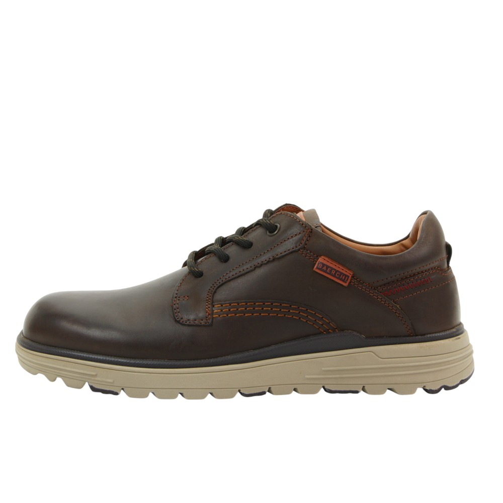Baerchi mod. 9350 zapato casual para hombre en engrasado, cordones