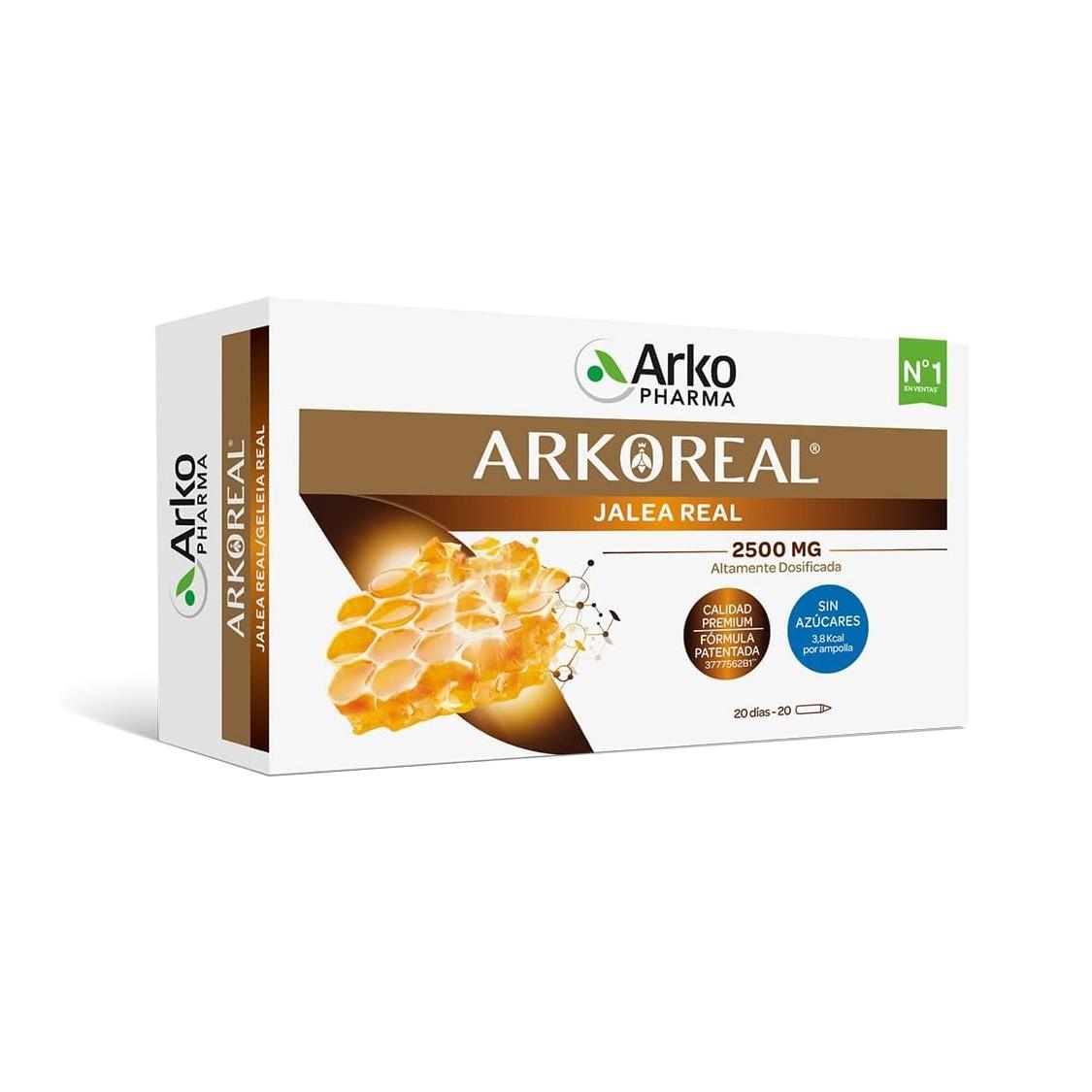 Arkopharma Arkoreal Jalea Real 2500 mg 20 ampollas - 20 dias