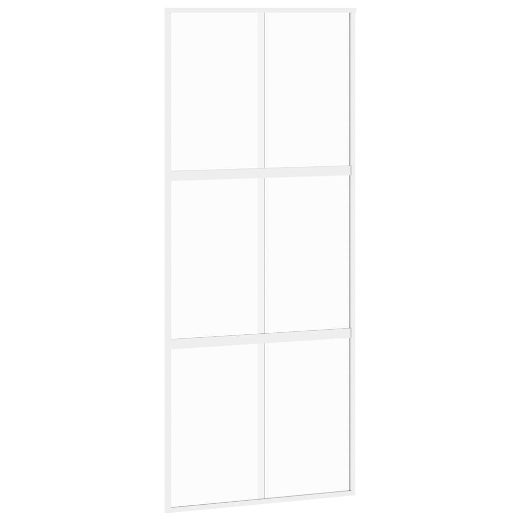 vidaXL Puerta Corredera Panel de Hogar Vidrio ESG Transparente y Aluminio Color Dorado,  Dorado y mate,  Blanco y transparente y mas