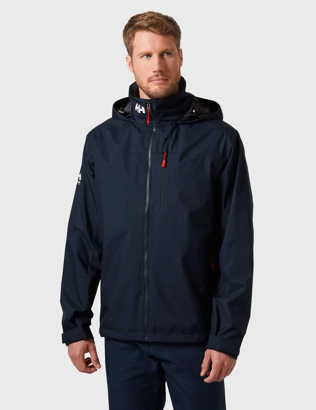 Chaqueta Helly Hansen Crew Hooded marino para hombre