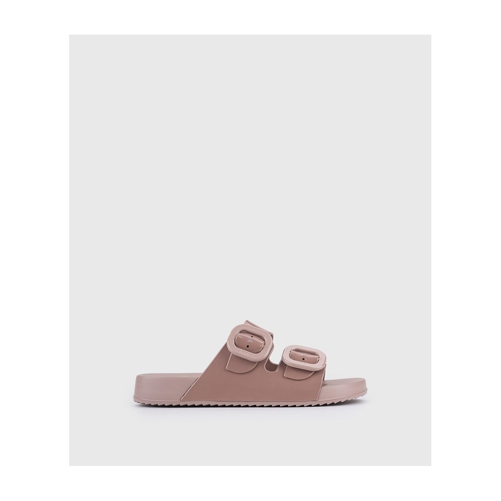 Chanclas de agua mujer IGOR S10334 010 SANDALIA AGUA DOS HEBILLAS BRILLO ROSA 34760 XLV