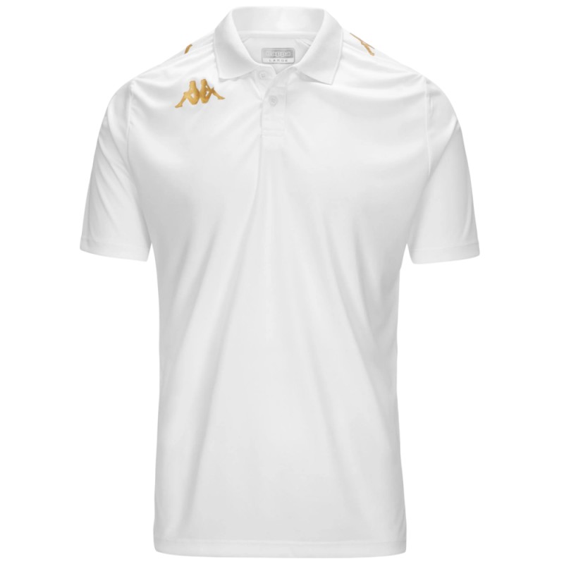 Polo Kappa Ghiolo 341g4sw-001 Blanco Hombre Football