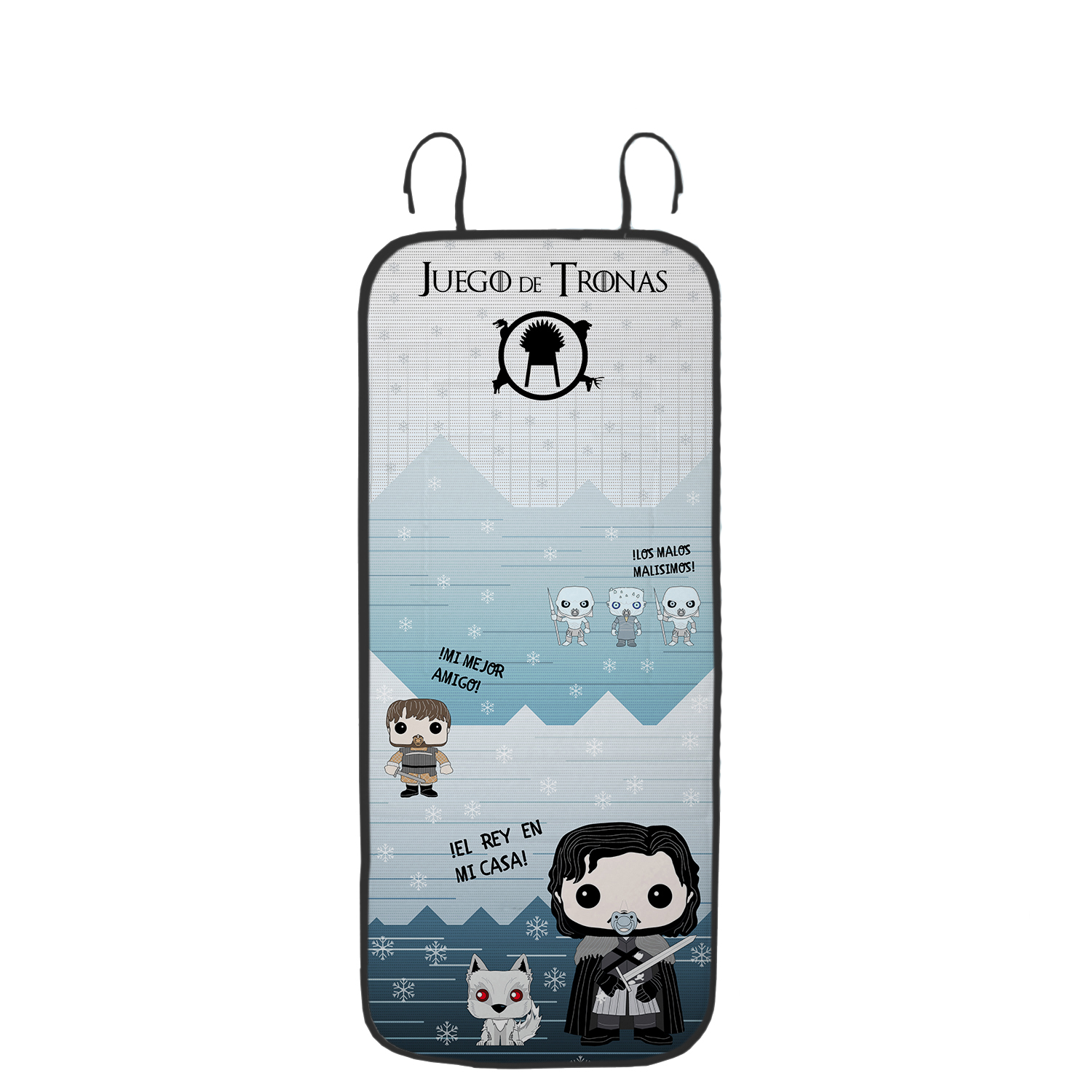 Colchoneta para silla de paseo universal Babystar (82x34cm) colección Juego de Tronas