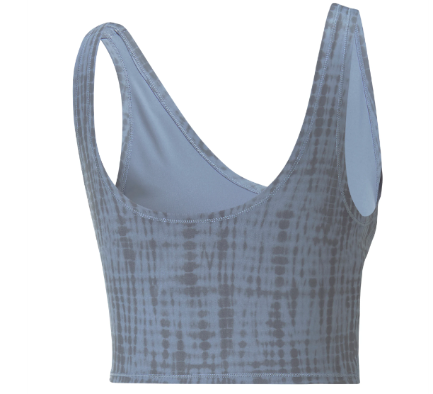Top Puma STUDIO AOP CROP Yoga y Training Mujer-523145-18