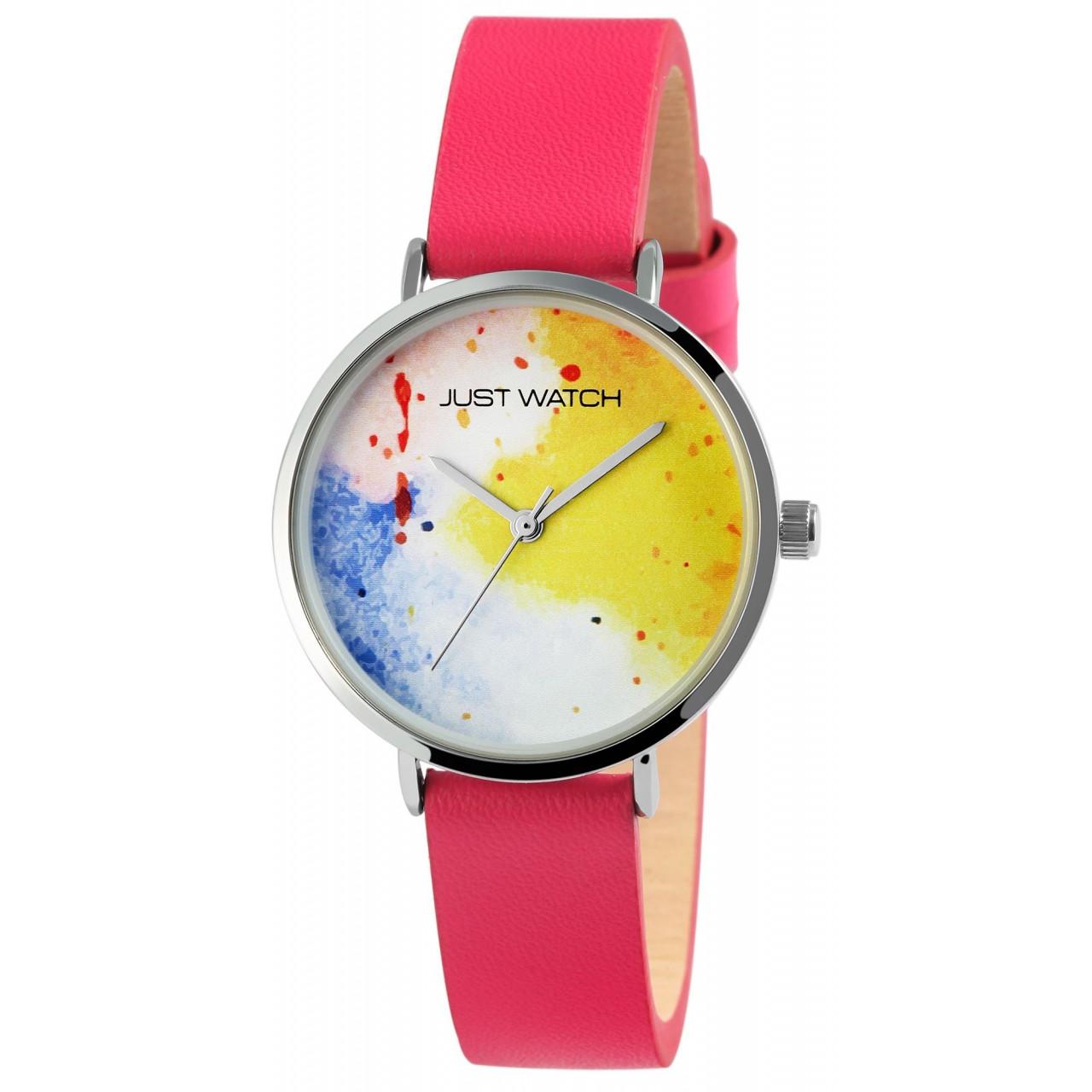 Reloj Just® Mujer com Bracelete em Pele Genuína