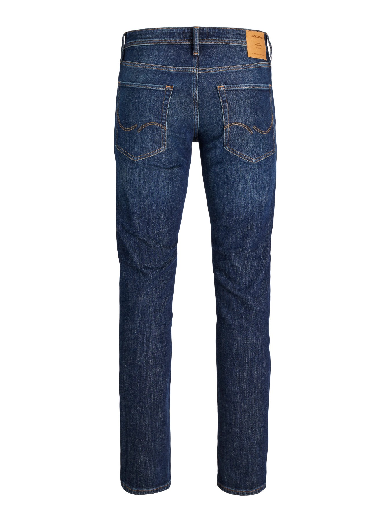 Jack & Jones - Vaqueros Jjiclark Jjoriginal Am 414 de corte regular en denim con 78 % algodón orgánico, 20 % reciclado y 2 % elastano para hombre
