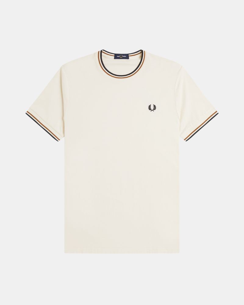 FRED PERRY M1588 Camisetas Manga corta Hombre Beige