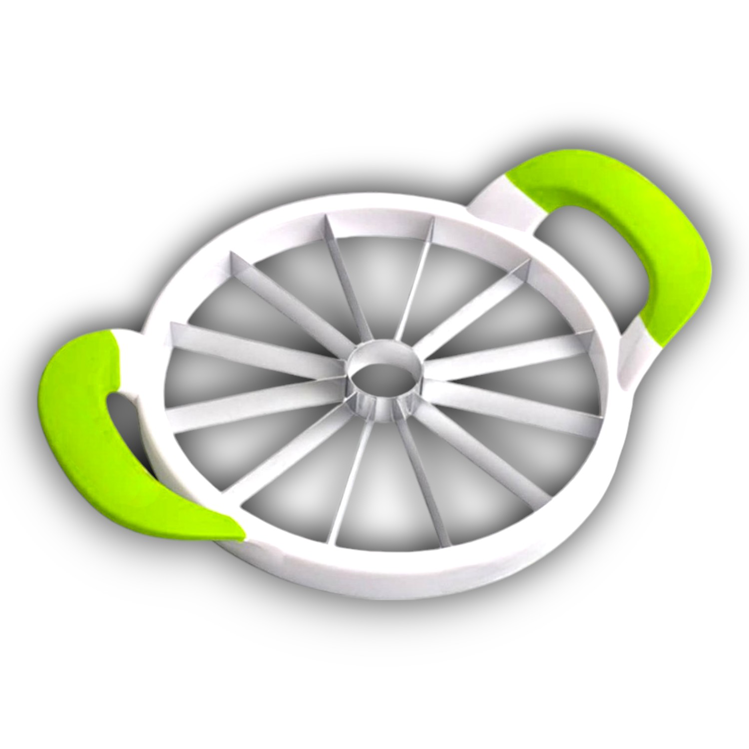 Cortador Circular de Fruta, Acero Inoxidable con Asas - ALLPERCOM