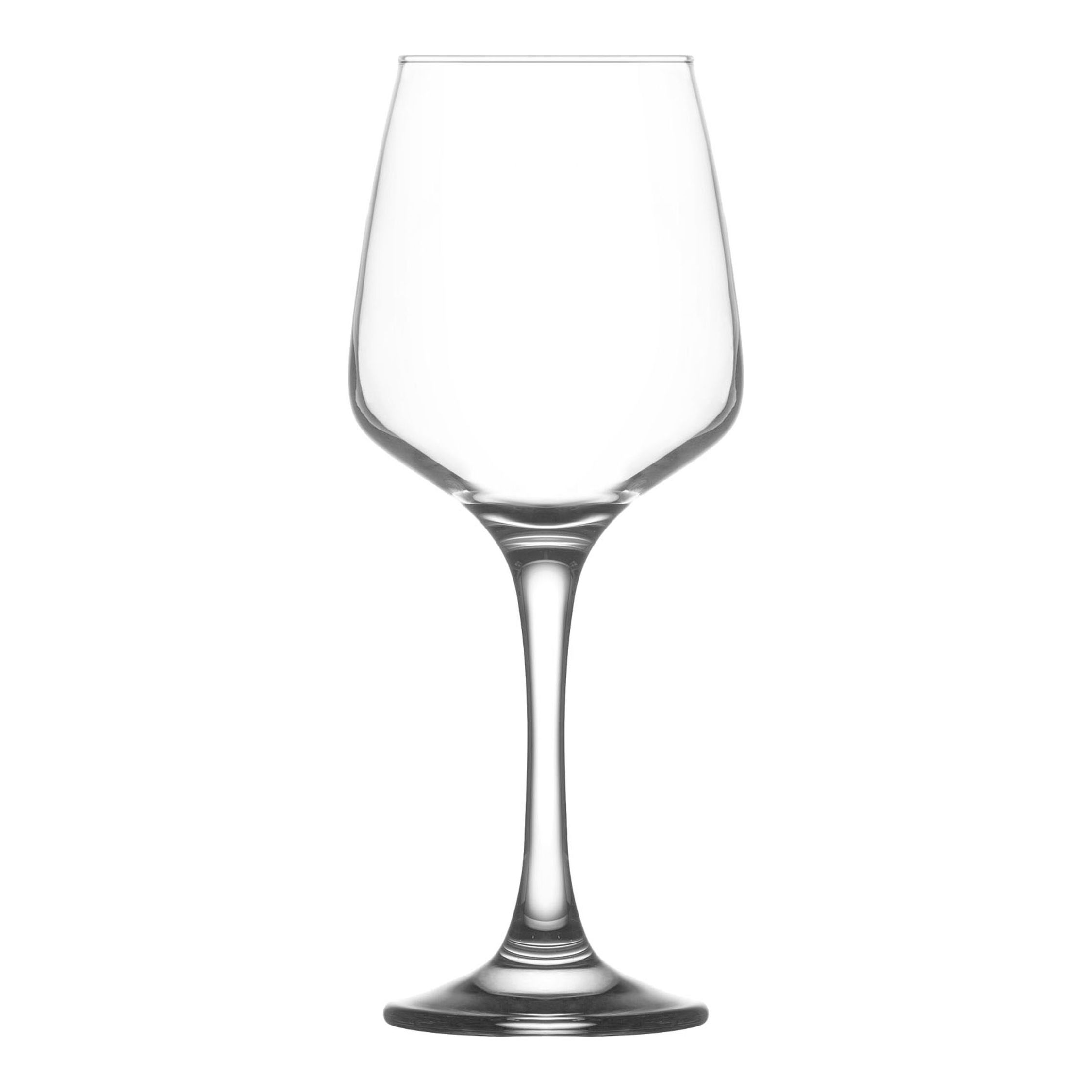 La Mediterránea - Set de 6 Copas de Vino 295cc Colección LAVERE - Copas de Cristal Elegantes y Versátiles - Alta Calidad