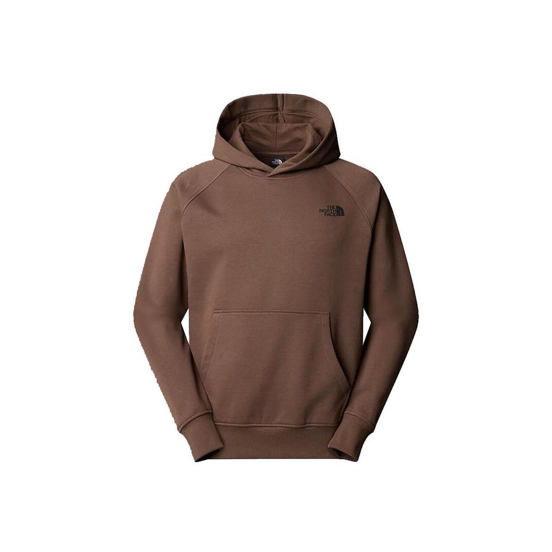 Sudadera Hombre The North Face Raglán Redbox Marrón