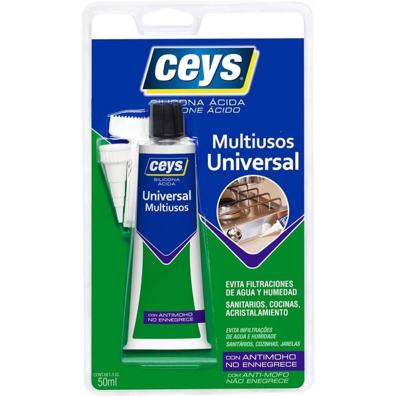 CEYS SILICONA BLANCA MULTIUSOS UNIVERSAL 50ML