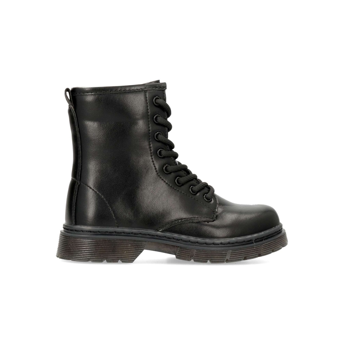 Peke's by Vanessa - Botas militares para niña PEKES, cálidas y cómodas con forro de pelo sintético y suela de goma dentada