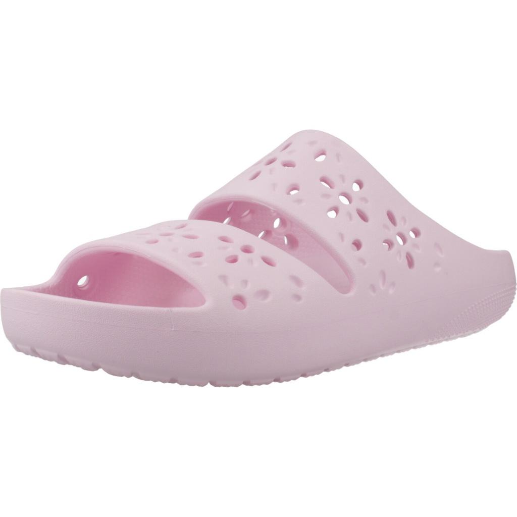 Chanclas Mujer Marca Crocs Modelo Classic Floral Cut Out Sand