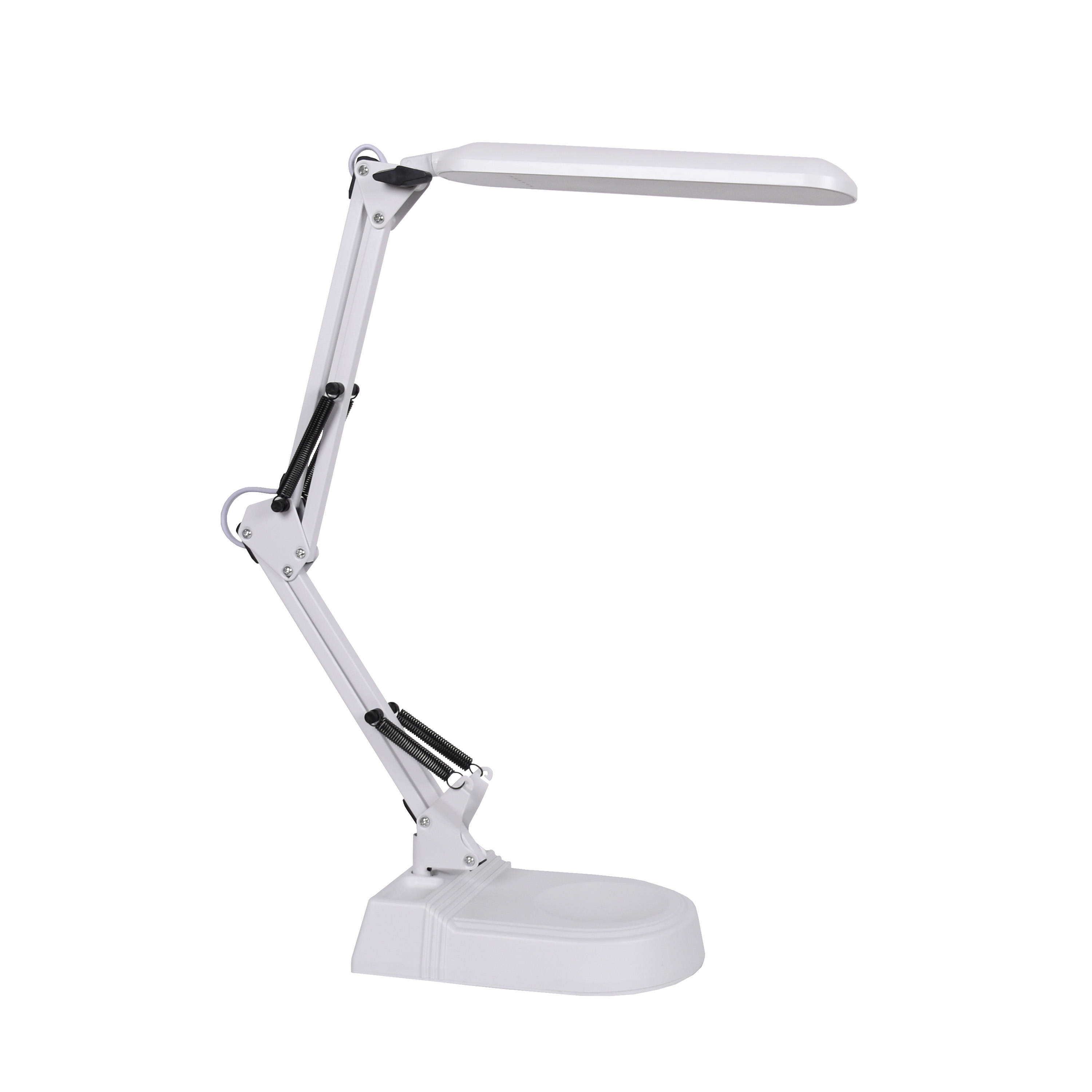 Lámpara de Escritorio BRIDGE Articulable BEL AIR HOME Flexo Led 10W - Protección Ocular - 3 Temperaturas de Luz - Plata