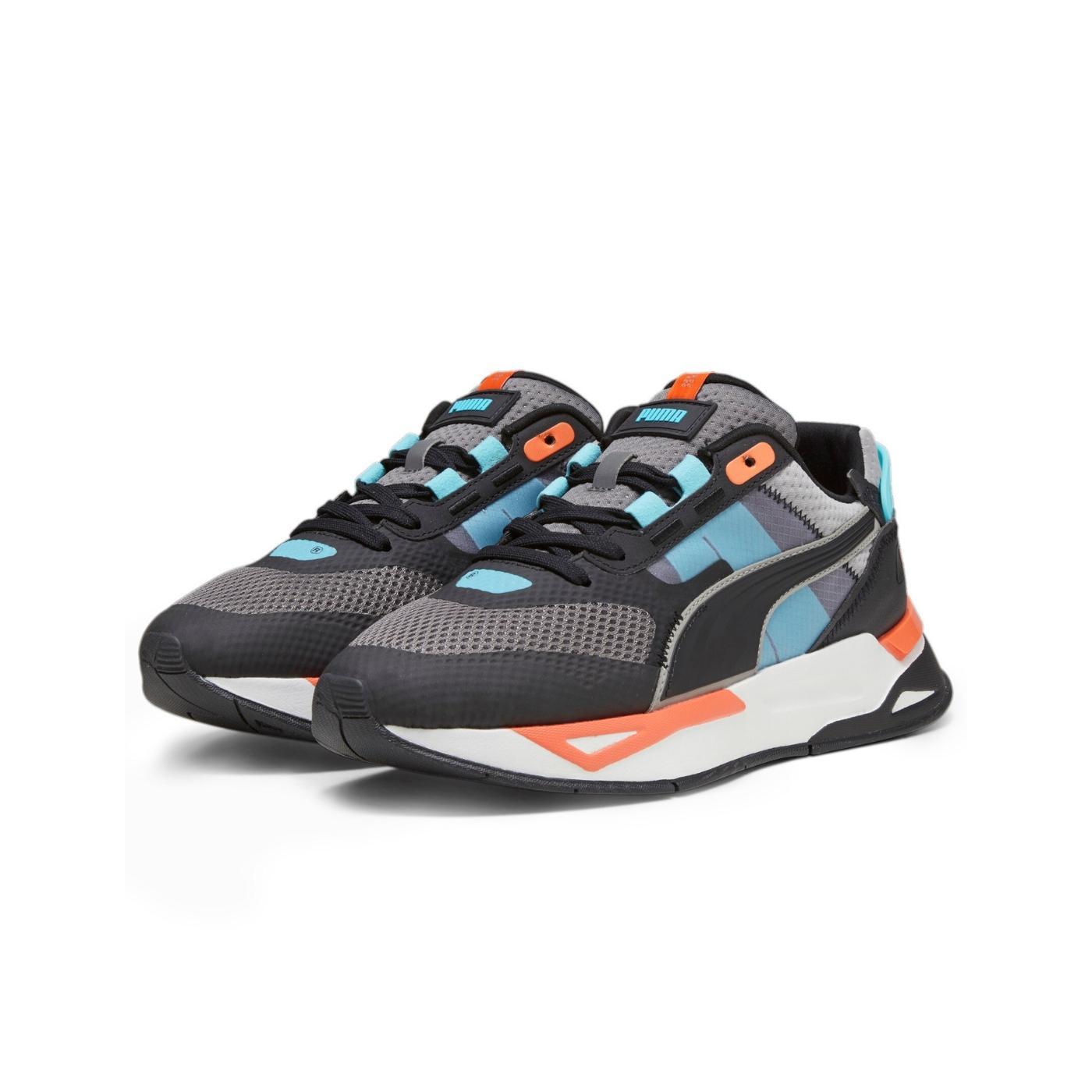 Zapatillas puma mirage sport tech negro gris de hombre.