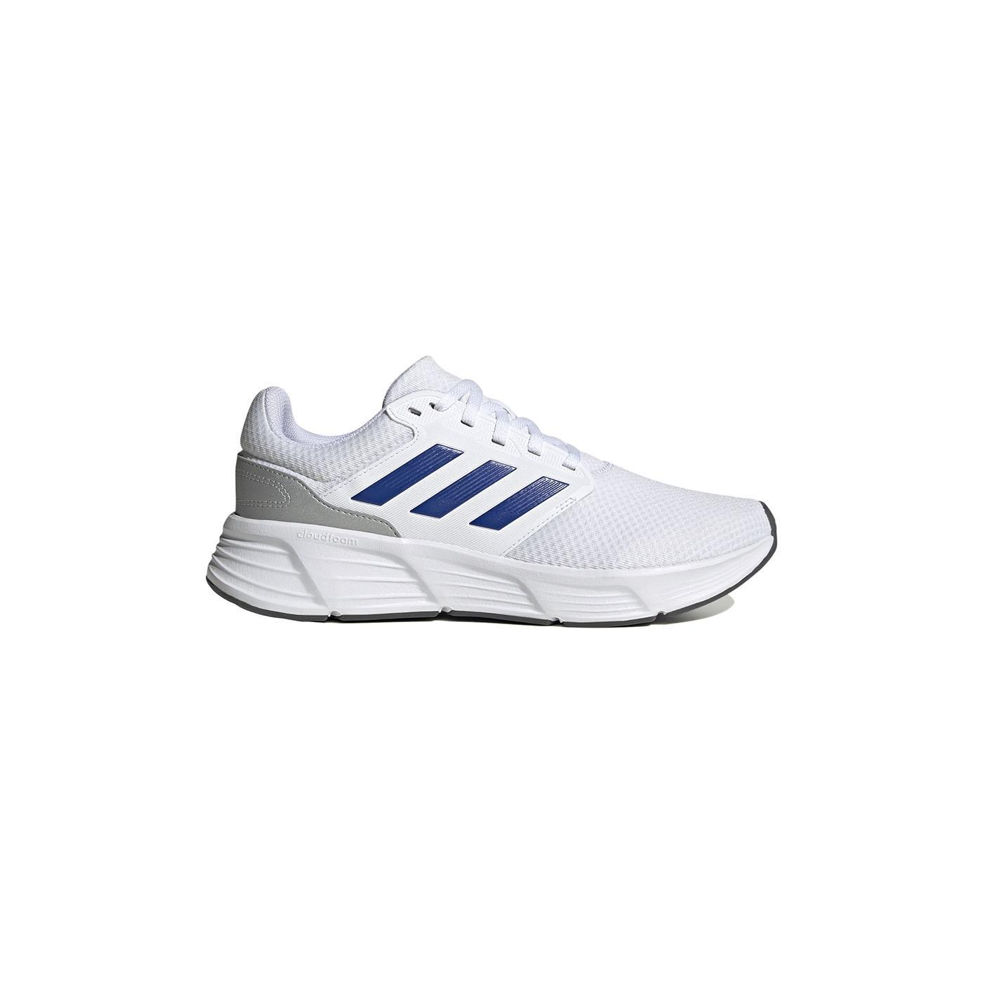 Adidas Zapatilla Hombre Galaxy 6 Blanco - Confeccionada en Textil