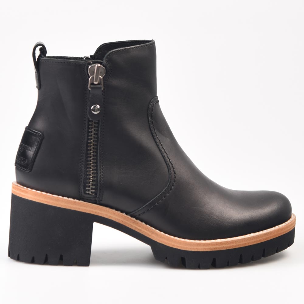 Botines para mujer fabricados en España Panama Jack Pauline B11 Negro