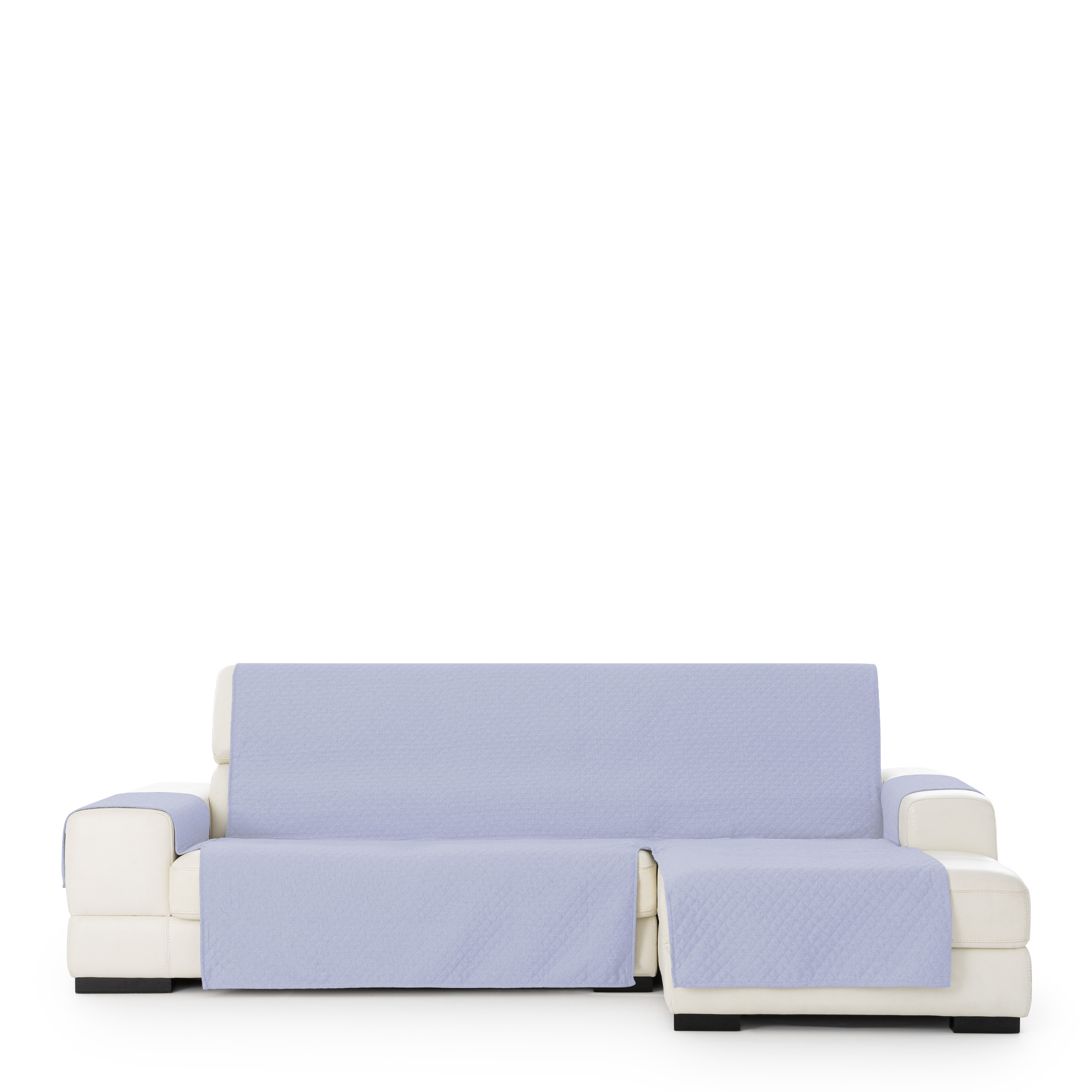 Funda de sofa chaise longue m/3 silver derecha (Mirando de frente) c/13, Tamaño normal derecha, 170x310x110cm, Fábricada en España