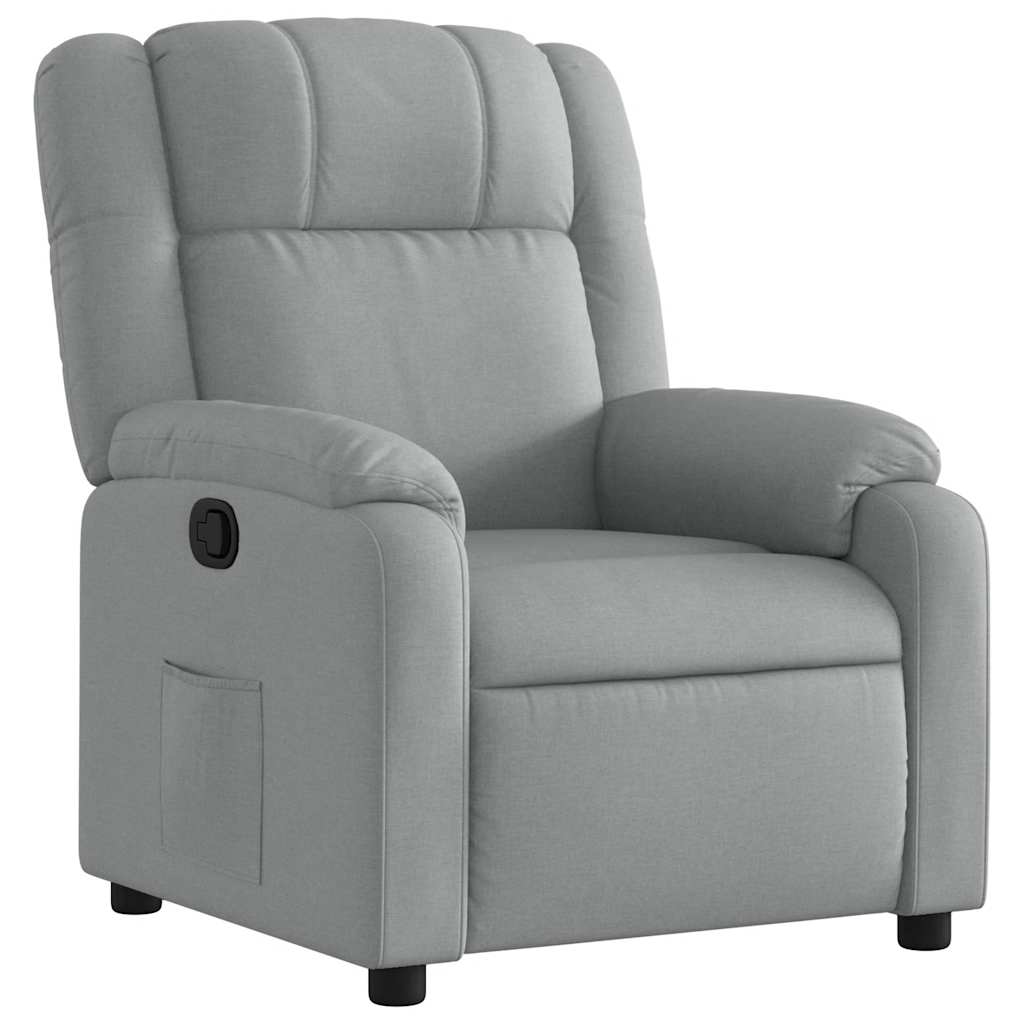 vidaXL Sillón reclinable de tela  Multicolor