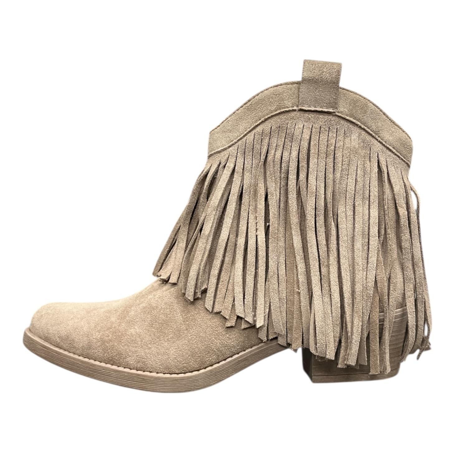 Botin Flecos Taupe