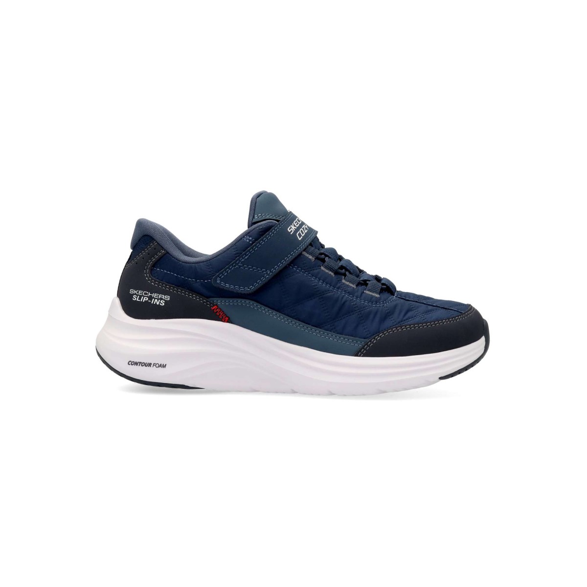 Skechers - Zapatillas Contour Foam Cozy Fit para hombre con Heel Pillow y plantilla Air-Cooled Memory Foam deportivas cómodas